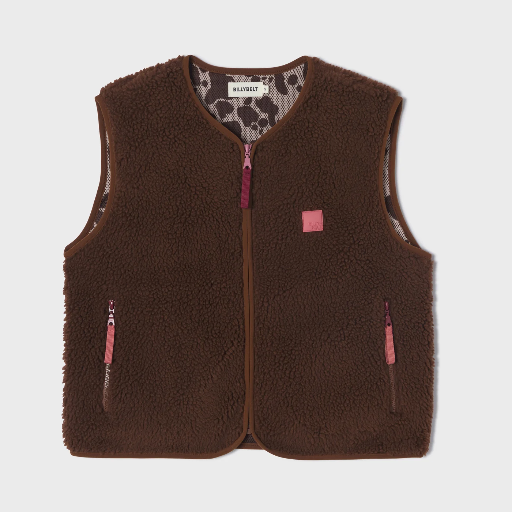 Billybelt - Sherpa Weste ärmellos - Brown