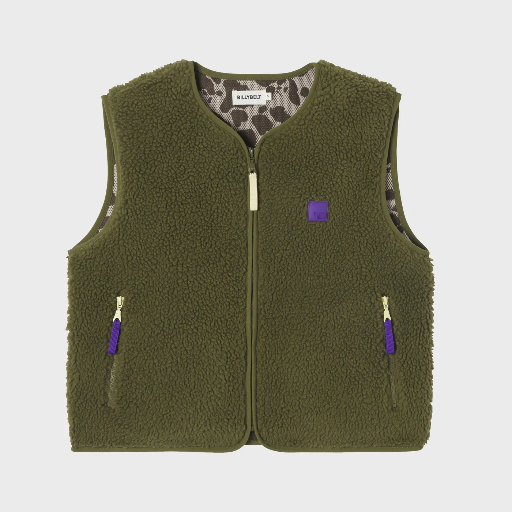 Billybelt - Sherpa Weste ärmellos - Olive green