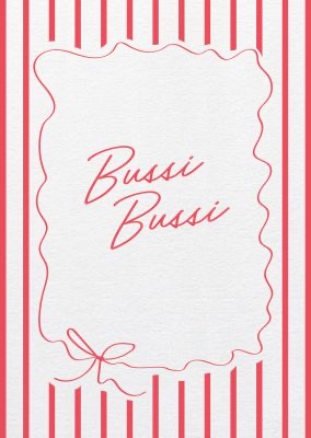 [say-2821] Buttique - Postkarte DIN A6 - Say it - Bussi bussi