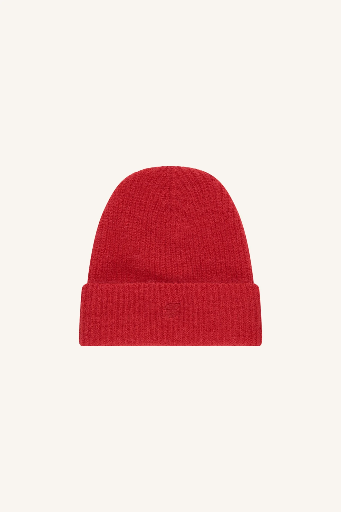 [26416701-283] By Bar - Logo Beanie - 283 scarlet red
