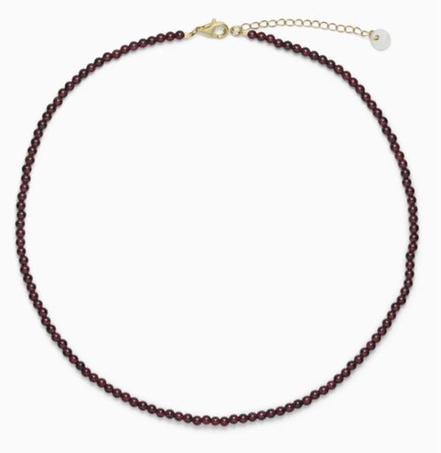 [LUNAG-H] Soï Copenhagen - Kette Luna Garnet Necklace - Focus