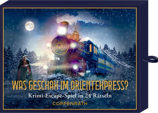 [64773] Coppenrath - Was geschah im Orientexpress? Krimi-Escape-Spiel in 24 Rätseln / Adventskalender