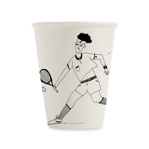 [HB-POCUP-TEPL] Helen B - Becher *tennis player*