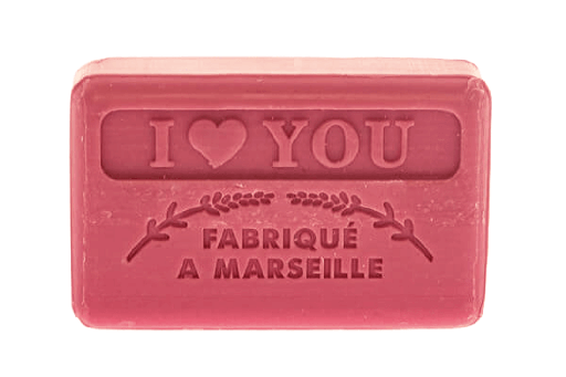 [SAN26] Französische Bio-Seife - I Love You / Je t’aime (mit Eselsmilch)