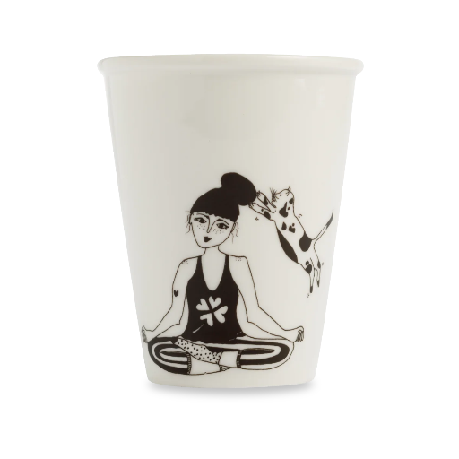 [HB-POCUP-ZEWC] Helen B - Becher *zen with cats*
