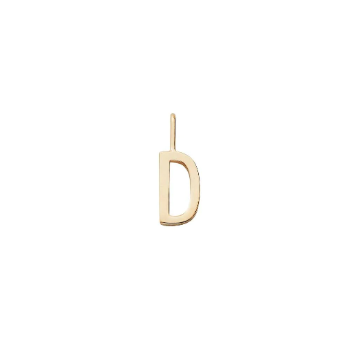 Design Letters - A-Z Archetype Charm 10mm gold