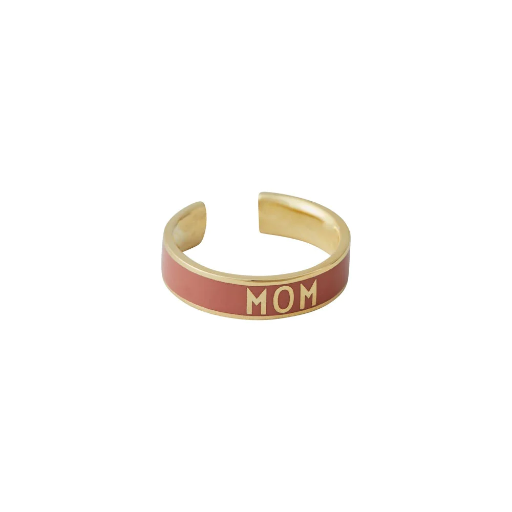 [90604012ARMOM] Design Letters - *MOM* Word Candy Ring
