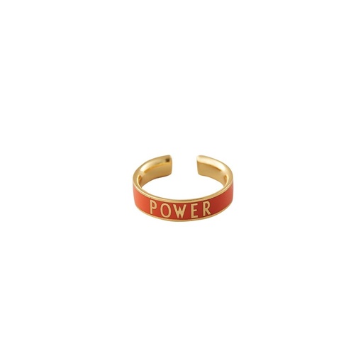 [90604012OTPOWER] Design Letters - *POWER*  Word Candy Ring
