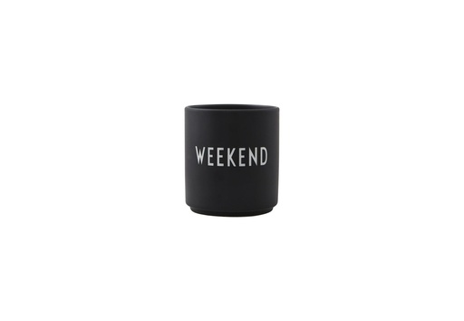 [10204100WEEKEND] Design Letters - Favourite cups black WEEKEND
