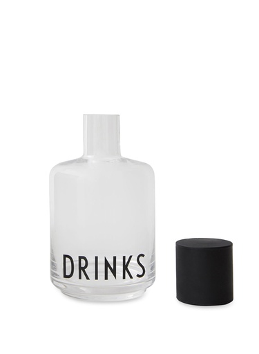 [10204301SMALL] Design Letters - Carafe Small Glass DRINKS 