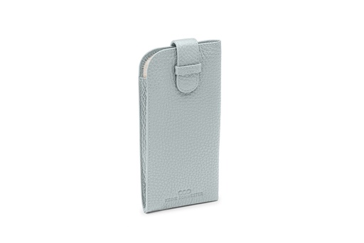 [10988] Brillenetui | aluminium | genarbt