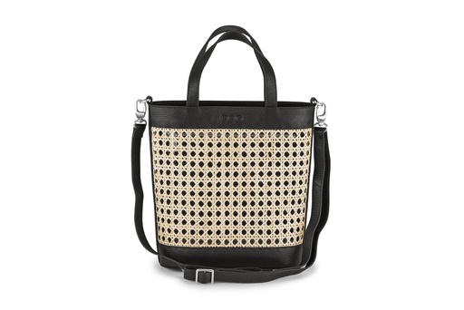 [18101] CLEO | schwarz | silber | genarbt