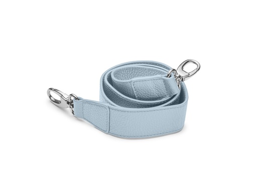 [9717] Crossbodygurt breit | 4/105cm | hellblau | silber | genarbt