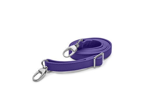 [6156] Crossbodygurt schmal | 2/88-160cm | lila | silber | genarbt