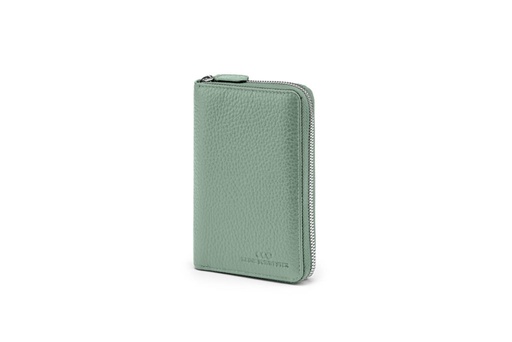[7764] JANNE | mint | silber | genarbt
