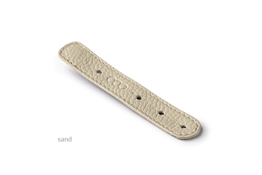 [6903] Kabel-Organisierer | sand | silber | genarbt