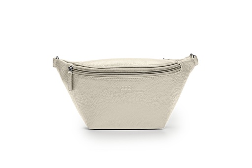 [9392] KIM Gürteltasche | porzellan | silber | Weite 100-165 | genarbt