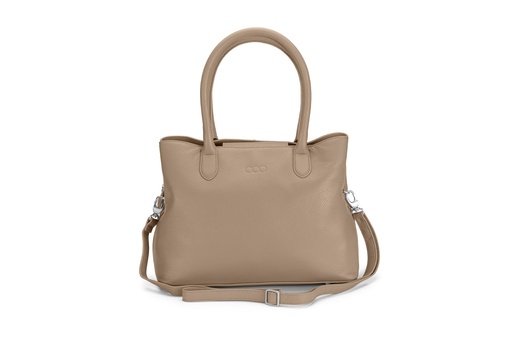 [18505] MAXI SONTJE | taupe | silber | genarbt