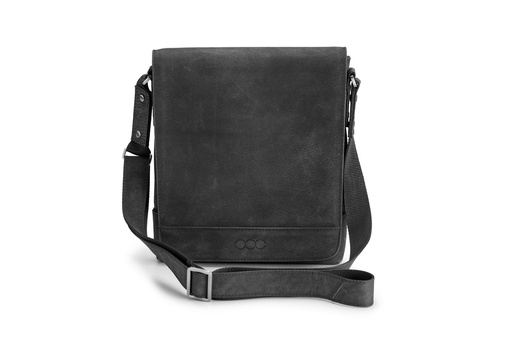 [3202] MIDI JASPER | schwarz | silber | Glattleder