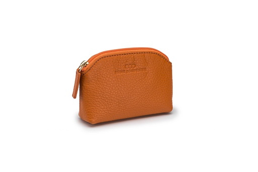 [6809] Mini-Geldbörse/Schlüsseltasche | marigold | gold | genarbt