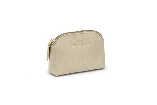 [6803] Mini-Geldbörse/Schlüsseltasche | sand | gold | genarbt
