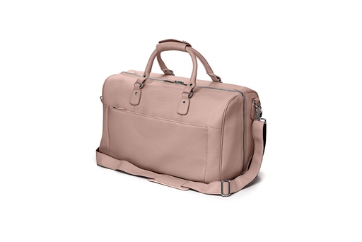 [5793] packbar | altrosa | silber | genarbt