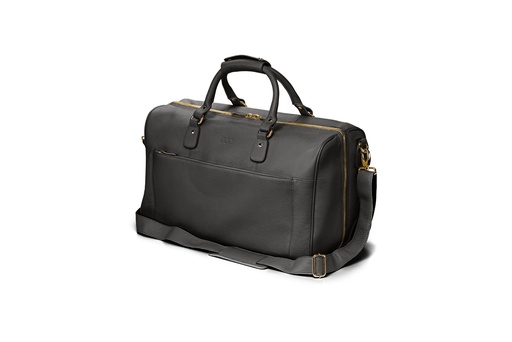 [5601] packbar | schwarz | gold | genarbt