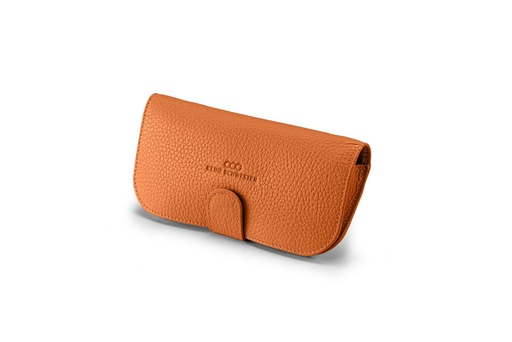 [14209] Premium Brillenetui | marigold | gold | genarbt
