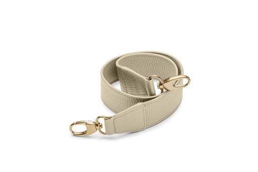 [12503] Schultergurt breit | 4/75cm | sand | gold | genarbt