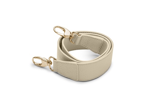 [10603] Schultergurt breit | 4/90cm | sand | gold | genarbt