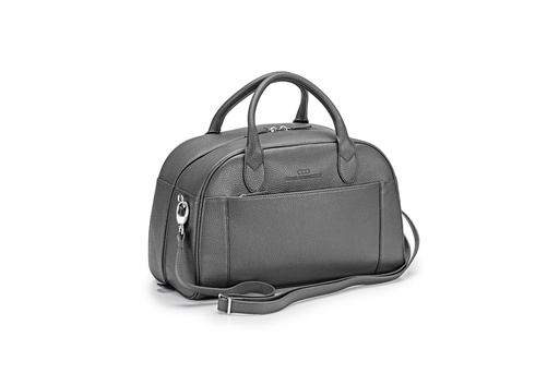 [13919] stylebar | dunkelgrau | silber | genarbt