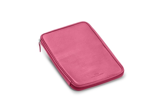 [19610] TOM medium | pink | silber | genarbt