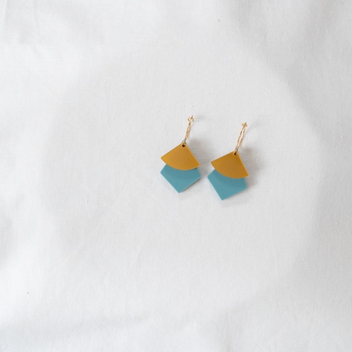 [TIMELESS.17.SEAGREEN] Studio Nok Nok - Ohrringe Timeless 17 Seagreen