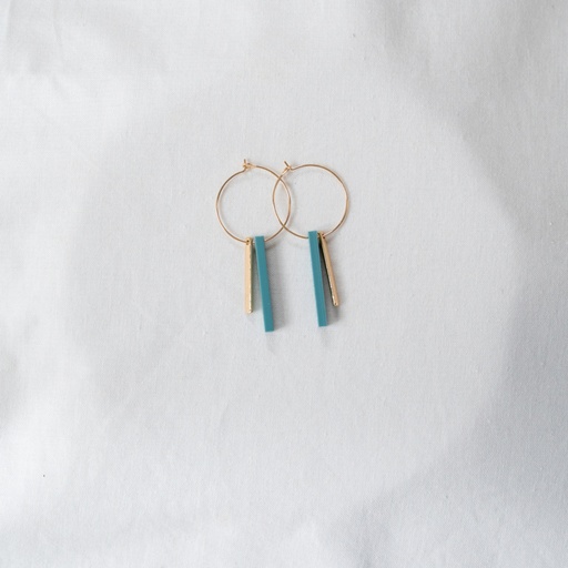 [TIMELESS.12.DENIM] Studio Nok Nok - Ohrringe Timeless 12 Denim