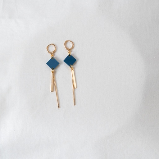 [TIMELESS.16.DENIM] Studio Nok Nok - Ohrringe Timeless 16 Denim