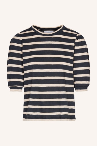 By Bar - Nicky Big Stripe Top - 856 Midnight