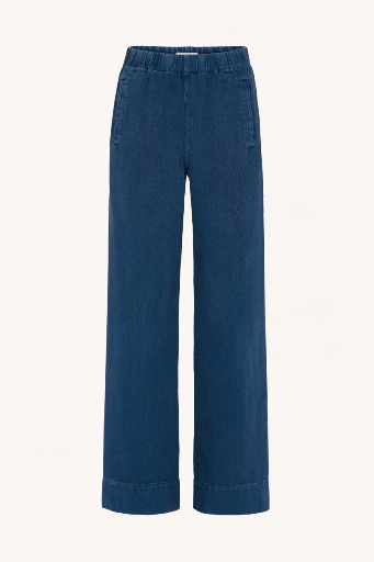 By Bar - mees twill pant - 697 blue dust