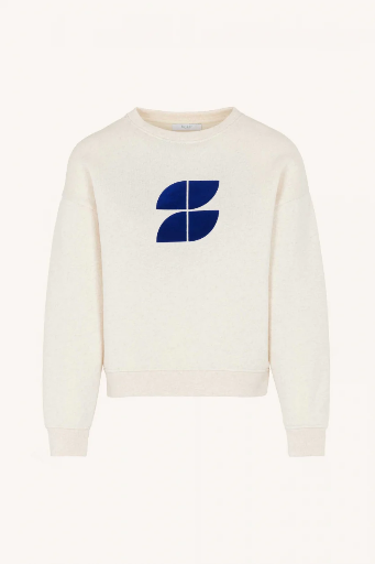 By Bar - bas logo sweater - 826 oyster melee