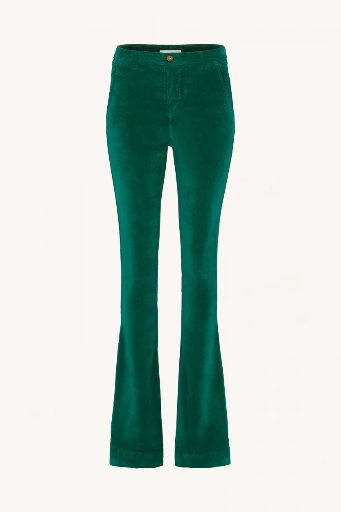 By Bar - Leila velvet pant - 423 evergreen